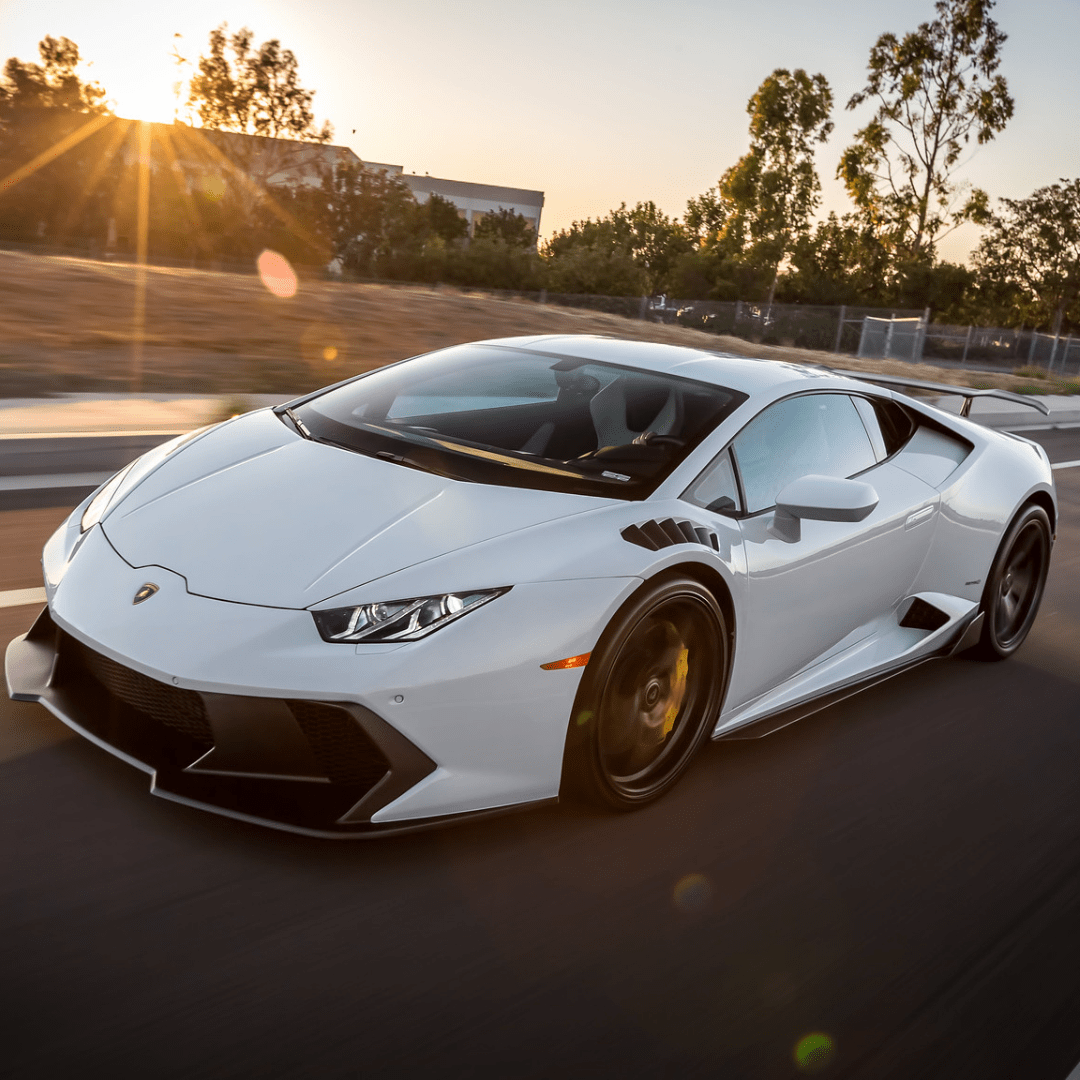 Vorsteiner 0940LOV Lamborghini Huracan Novara Edizione Aero Front Fenders w/Integrated Vents and Splash Shields (2x2 Gloss Carbon) | ML Performance