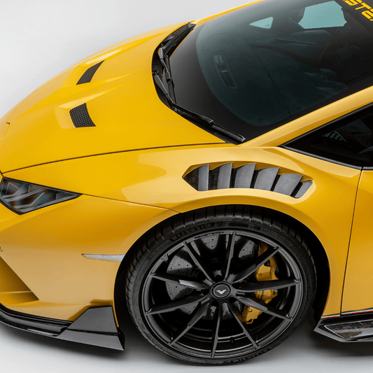 Vorsteiner 1040LOV Lamborghini Huracan Performante Vicenza Edizione Aero Front Fenders w/Integrated Vents and Splash Shields (Carbon Matrix) | ML Performance