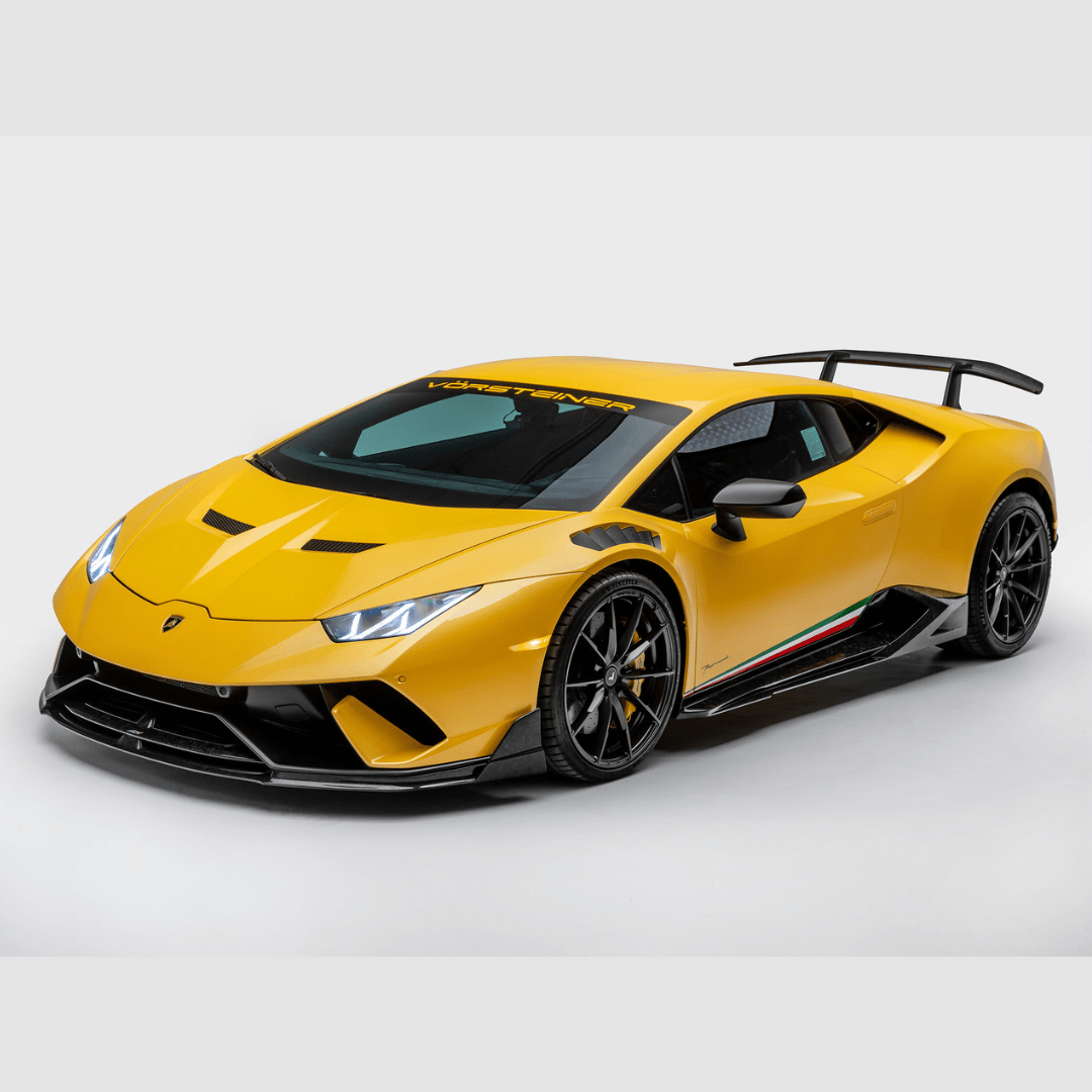 Vorsteiner 1040LOV Lamborghini Huracan Performante Vicenza Edizione Aero Front Fenders w/Integrated Vents and Splash Shields (Carbon Matrix) | ML Performance