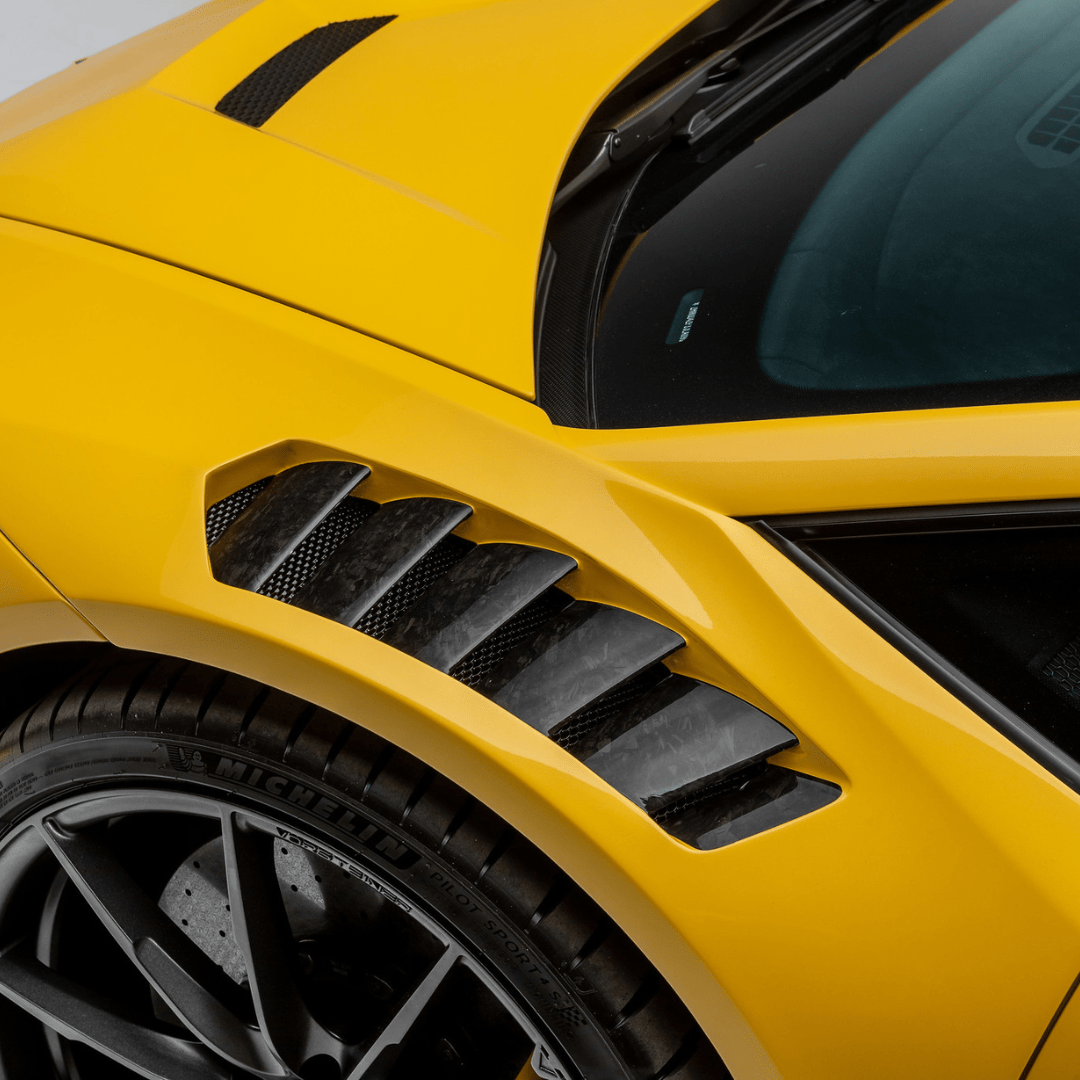Vorsteiner 1040LOV Lamborghini Huracan Performante Vicenza Edizione Aero Front Fenders w/Integrated Vents and Splash Shields (Carbon Matrix) | ML Performance