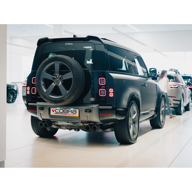 Cobra Exhaust Land Rover Defender 110 V8 P525 (21+) Non-Valved Race GPF/PPF Back Performance Exhaust