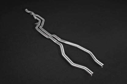 Capristo 02BM09903006 BMW M2 (F87) ECE Valved Exhaust with Mid-Silencer Spare Pipes and Carbon Tips (CES3) 