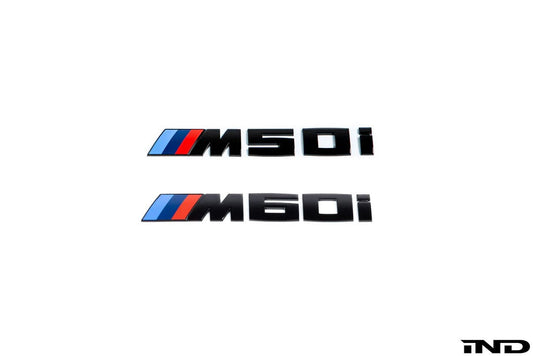 IND G0X X5 / X6 / X7 M50i / M60i Painted Trunk Emblem