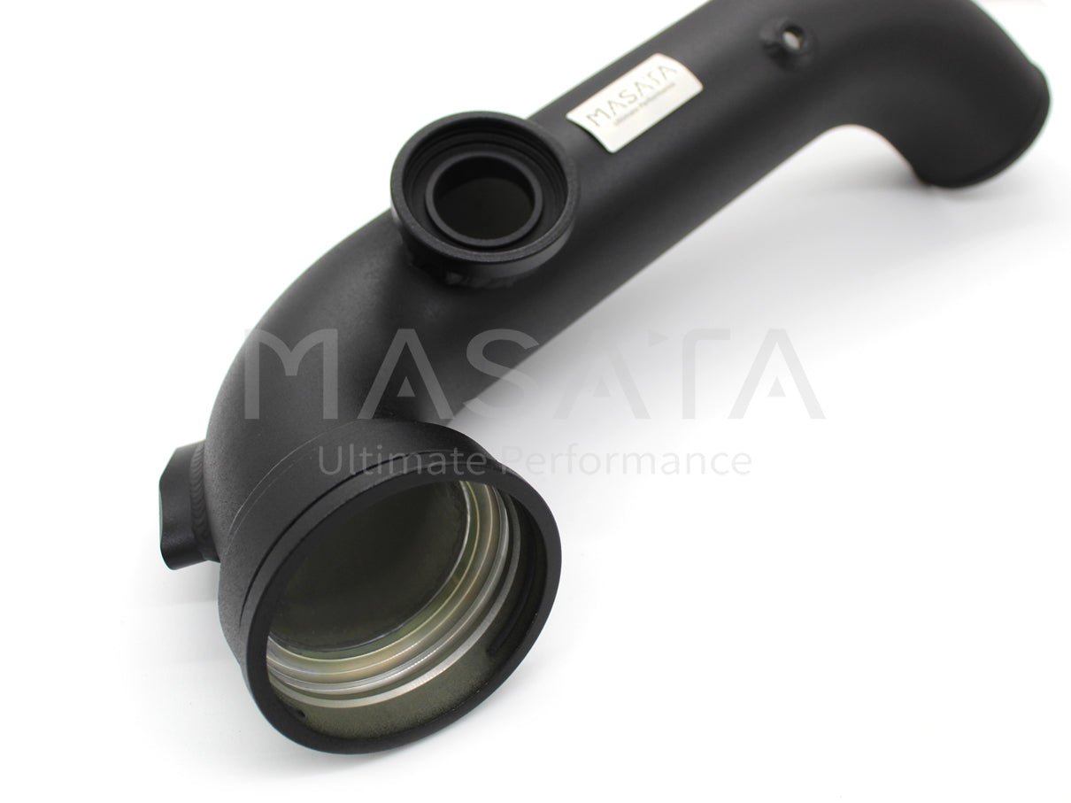 Masata BMW N54 E82 E90 E92 Aluminium Chargepipe with HKS BOV Blow Off Valve (1M, 135i & 335i) - ML Performance UK