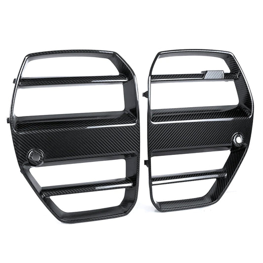 MHCP-G8X-CF-GT BMW M3/M4 GT Style Front Grille In Pre Preg Carbon Fibre (G80/G81/G82/G83) | ML Performance Car Parts