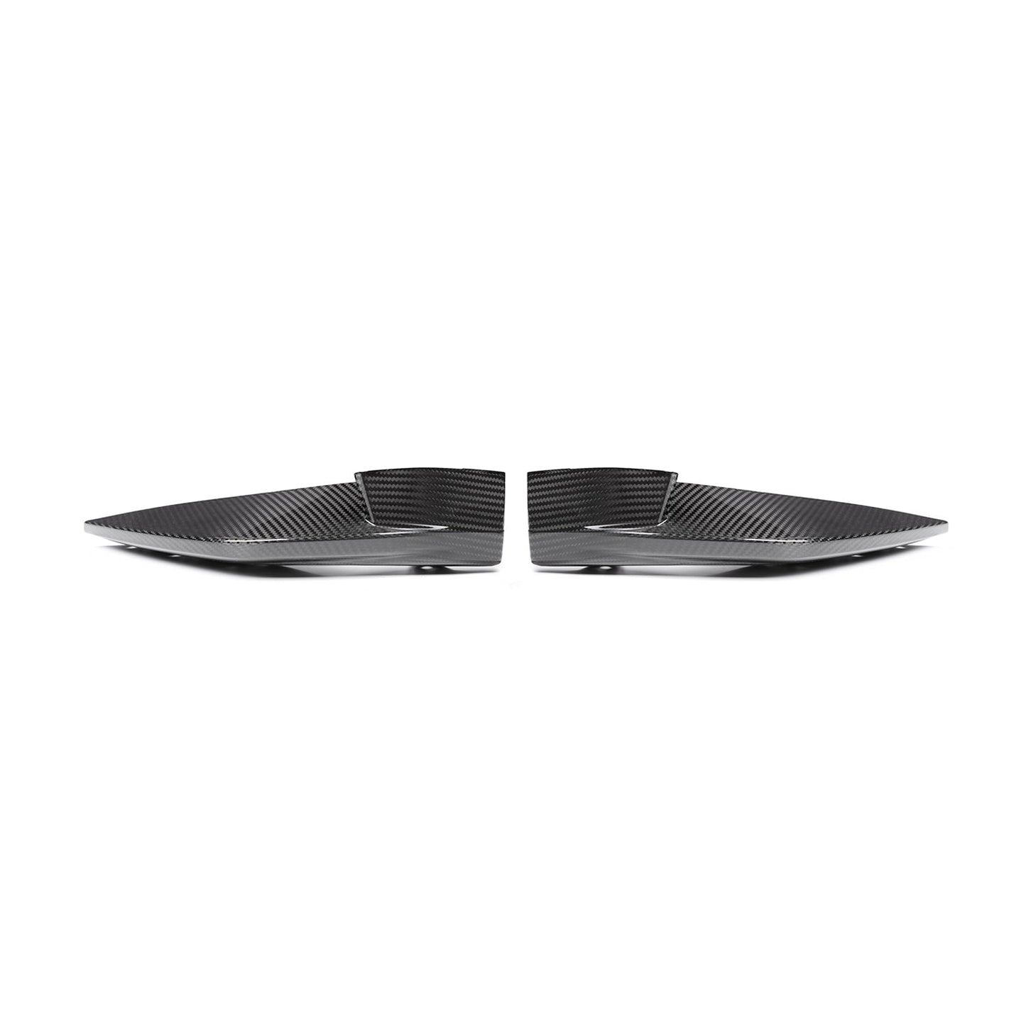 MHCP-G80G82-CF-FS002 BMW M3/M4 OEM Style Replacement Front Side Splitters In Pre Preg Carbon Fibre (G80/G81/G82/G83) | ML Performance Car Parts