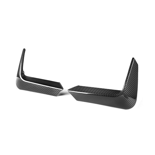 MHCP-F80F82-DC-RS001 BMW M3/M4 Rear Bumper Inserts In Gloss Pre Preg Carbon Fibre (F80/F82/F83) | ML Performance Car Parts