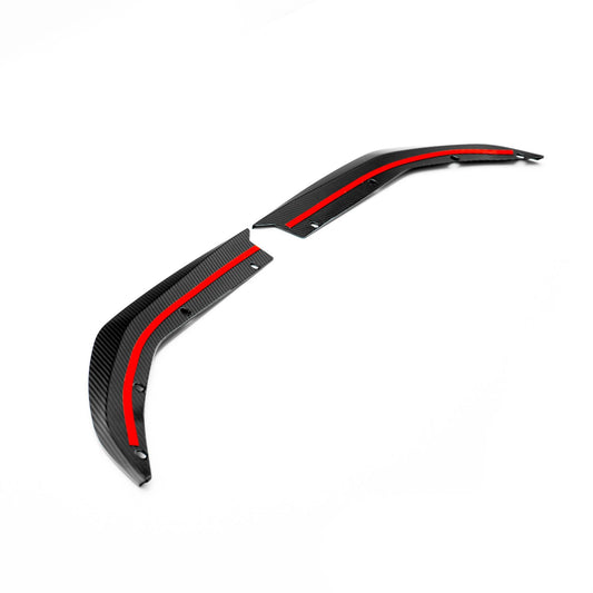 MHCP-G82-CF-RD004 BMW M4 SS1 Rear Side Splitters In Gloss Pre Preg Carbon Fibre (G82/G83) | ML Performance Car Parts