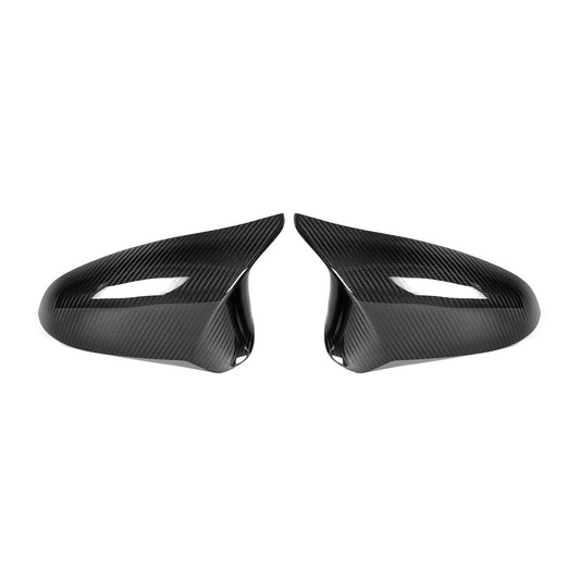MHCP-FMCAR-CF-MC002 BMW M3/M4/M2 Competition LHD Wing Mirror Covers In Pre Preg Carbon Fibre (F80/F82/F83/F87) | ML Performance Car Parts