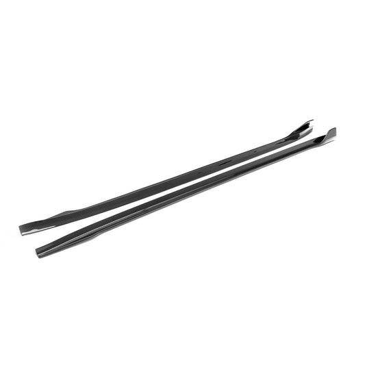 MHCP-TM3-SS001 Tesla Model 3 Side Skirts In Pre Preg Carbon Fibre | ML Performance Car Parts