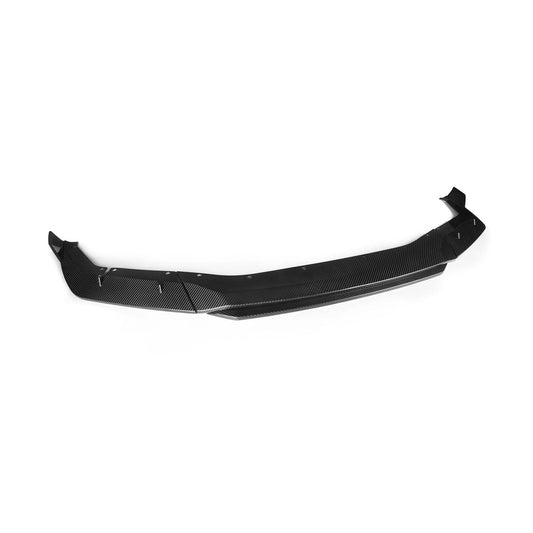 MHCP-F90PRELCI-CF-FS001 BMW M5 PRE LCI Low Line Front Splitter In Pre Preg Gloss Carbon Fibre (F90) | ML Performance Car Parts