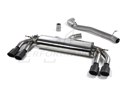 MillTek Audi 2.0TFSI 8S TTS Non-Resonated Cat-Back Exhaust - ML Performance UK