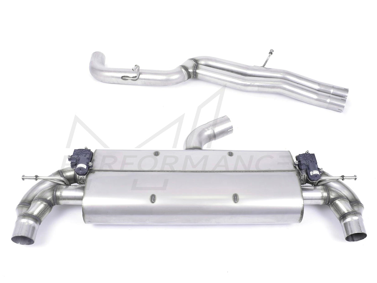 MillTek Audi 2.5TFSI 8S TTRS Non-Resonated Cat-Back Exhaust - ML Performance UK