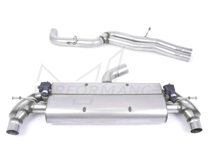 MillTek Audi 2.5TFSI 8S TTRS Non-Resonated Cat-Back Exhaust - ML Performance UK