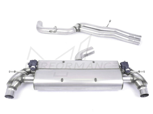 MillTek Audi 2.5TFSI 8S TTRS Non-Resonated Cat-Back Exhaust - ML Performance UK