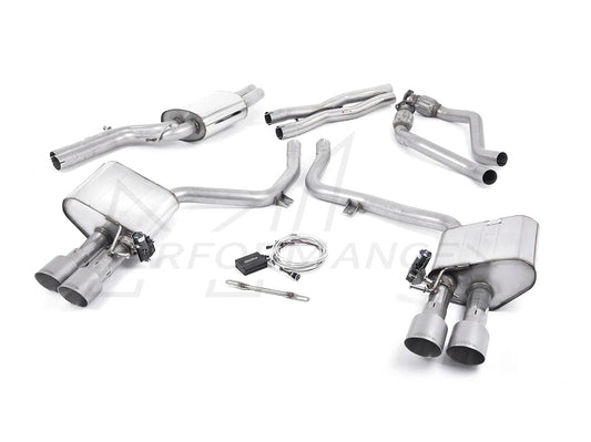 MillTek Audi B8.5 Valved Cat-Back Exhaust (S4 & S5) - ML Performance UK