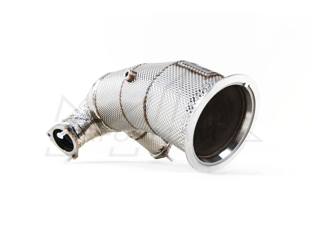 MillTek Audi B9 S4 HJS Tuning ECE Downpipes - ML Performance UK