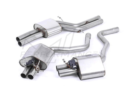 MillTek Audi C7 Non-Resonated Cat-Back Exhaust (RS6 & RS7) - ML Performance UK