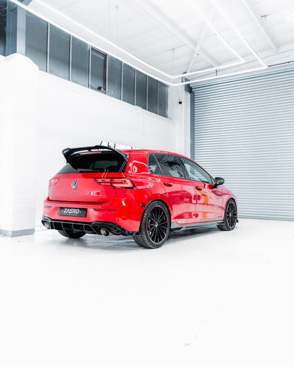 Zaero ZA-GOLF-8-CS-R-TL VW GOLF R & GOLF GTI CLUBSPORT MK8 EVO-1 GLOSS BLACK REAR SPOILER
