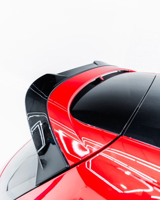 Zaero ZA-GOLF-8-CS-R-TL VW GOLF R & GOLF GTI CLUBSPORT MK8 EVO-1 GLOSS BLACK REAR SPOILER