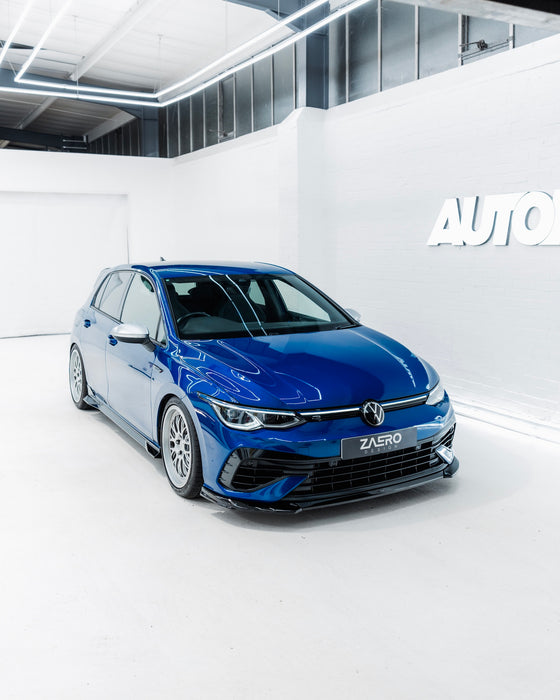 Zaero ZA-GOLF-8-R-FS VW GOLF R MK8 EVO-1 GLOSS BLACK FRONT SPLITTER