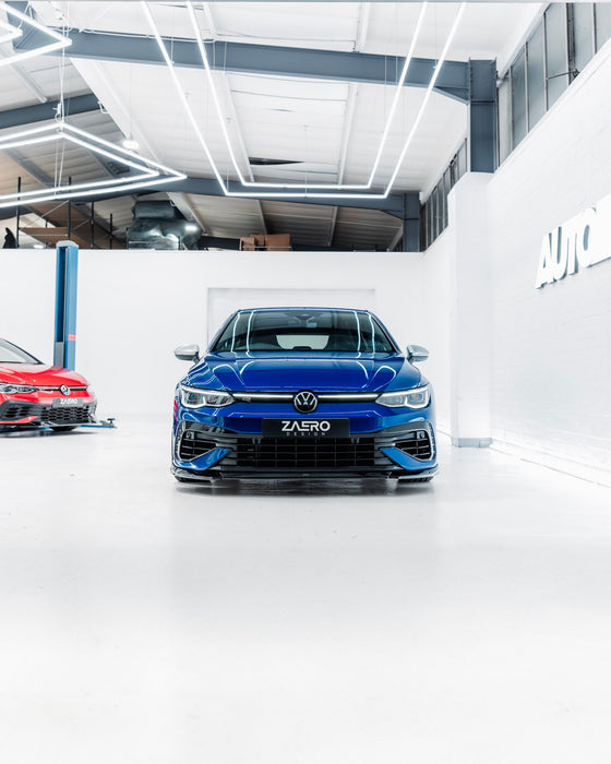 Zaero ZA-GOLF-8-R-FS VW GOLF R MK8 EVO-1 GLOSS BLACK FRONT SPLITTER