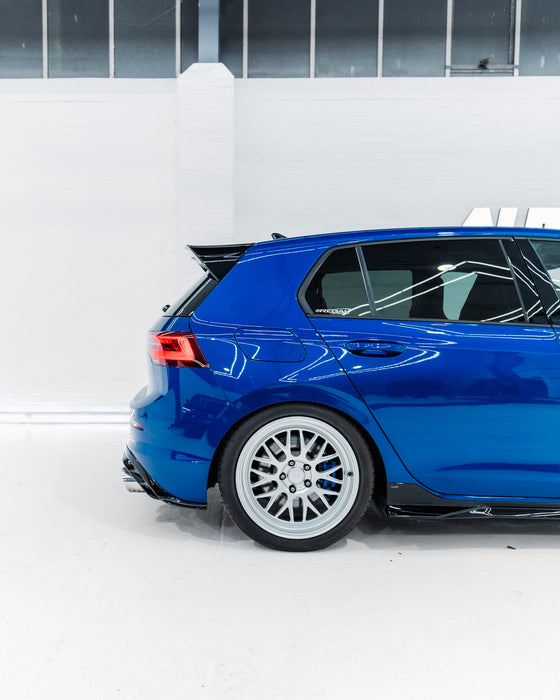 Zaero ZA-GOLF-8-R-DF VW GOLF R MK8 & MK8.5 EVO-1 GLOSS BLACK REAR DIFFUSER