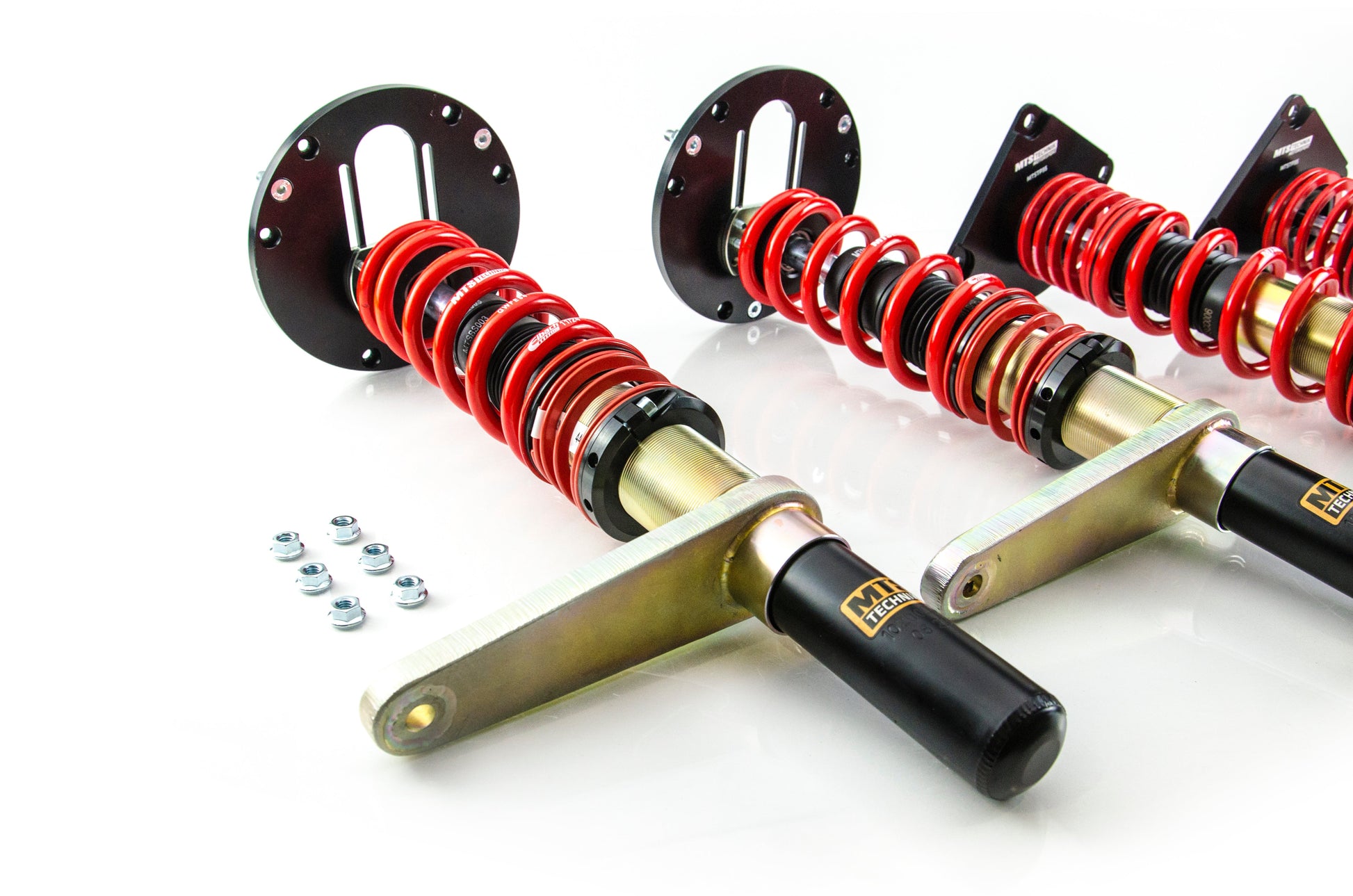 MTS Technik MTSGWAU64 STREET COILOVER KIT W/ CAMBER ADJUST TOP MOUNTS (GOLD) FOR AUDI 200 C3 AVANT (44)