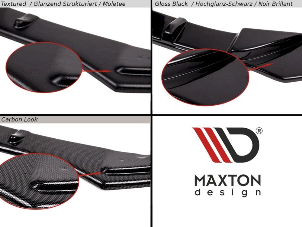 Maxton Design Audi 8V.5 RS3 Sportback & Saloon Front Splitter V.3 - ML Performance UK