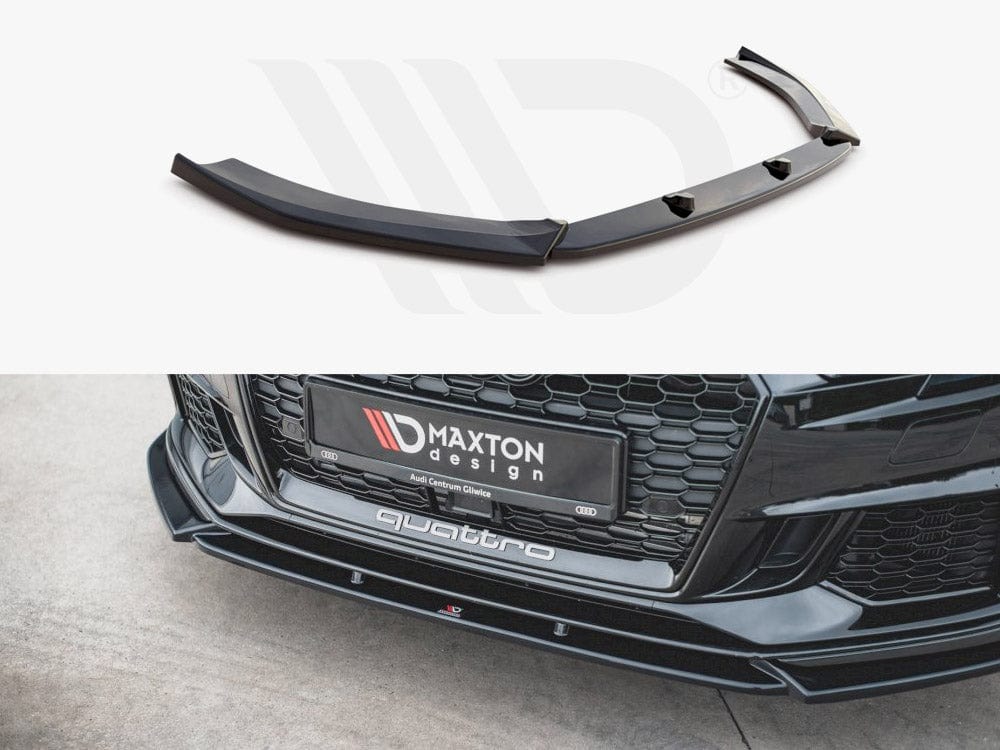 Maxton Design Audi 8V.5 RS3 Sportback & Saloon Front Splitter V.4 - ML Performance UK