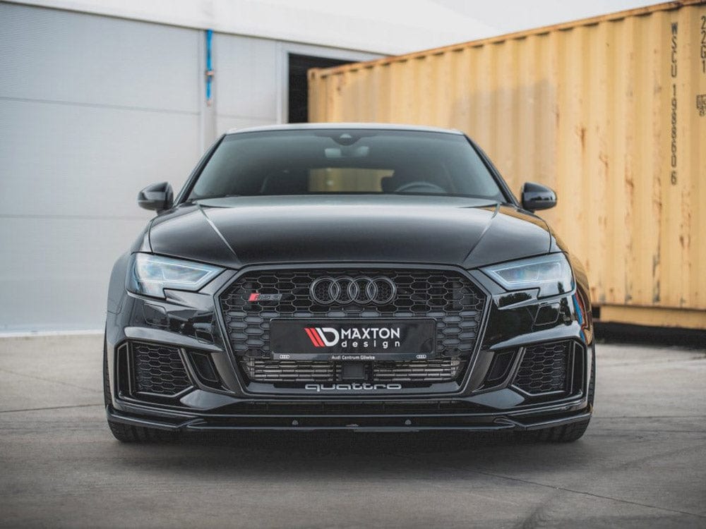 Maxton Design Audi 8V.5 RS3 Sportback & Saloon Front Splitter V.4 - ML Performance UK