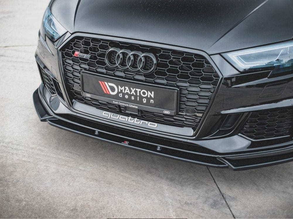 Maxton Design Audi 8V.5 RS3 Sportback & Saloon Front Splitter V.4 - ML Performance UK
