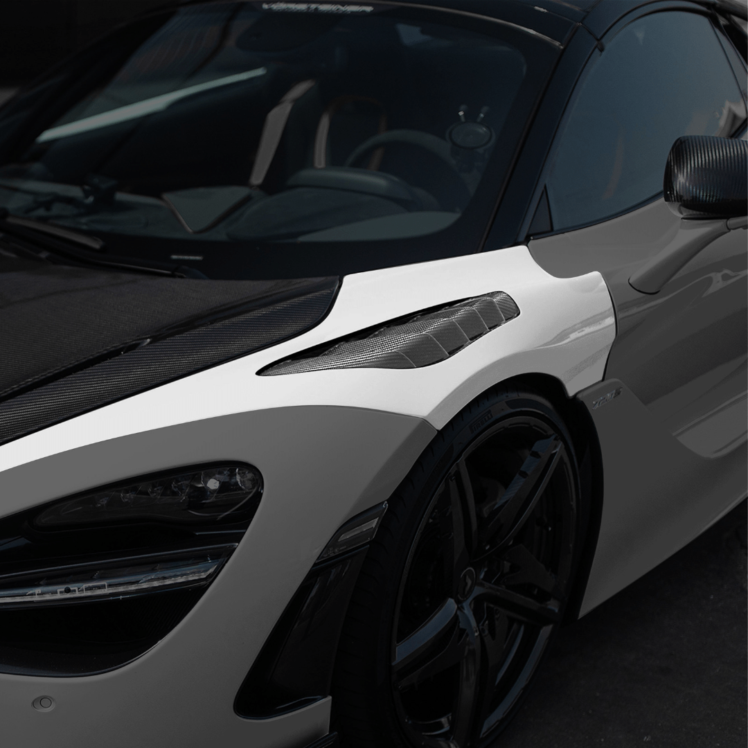 Vorsteiner MVS2091 McLaren 720S Spyder Silverstone Edition Aero Front Fenders w/ Integrated Vents. | ML Performance