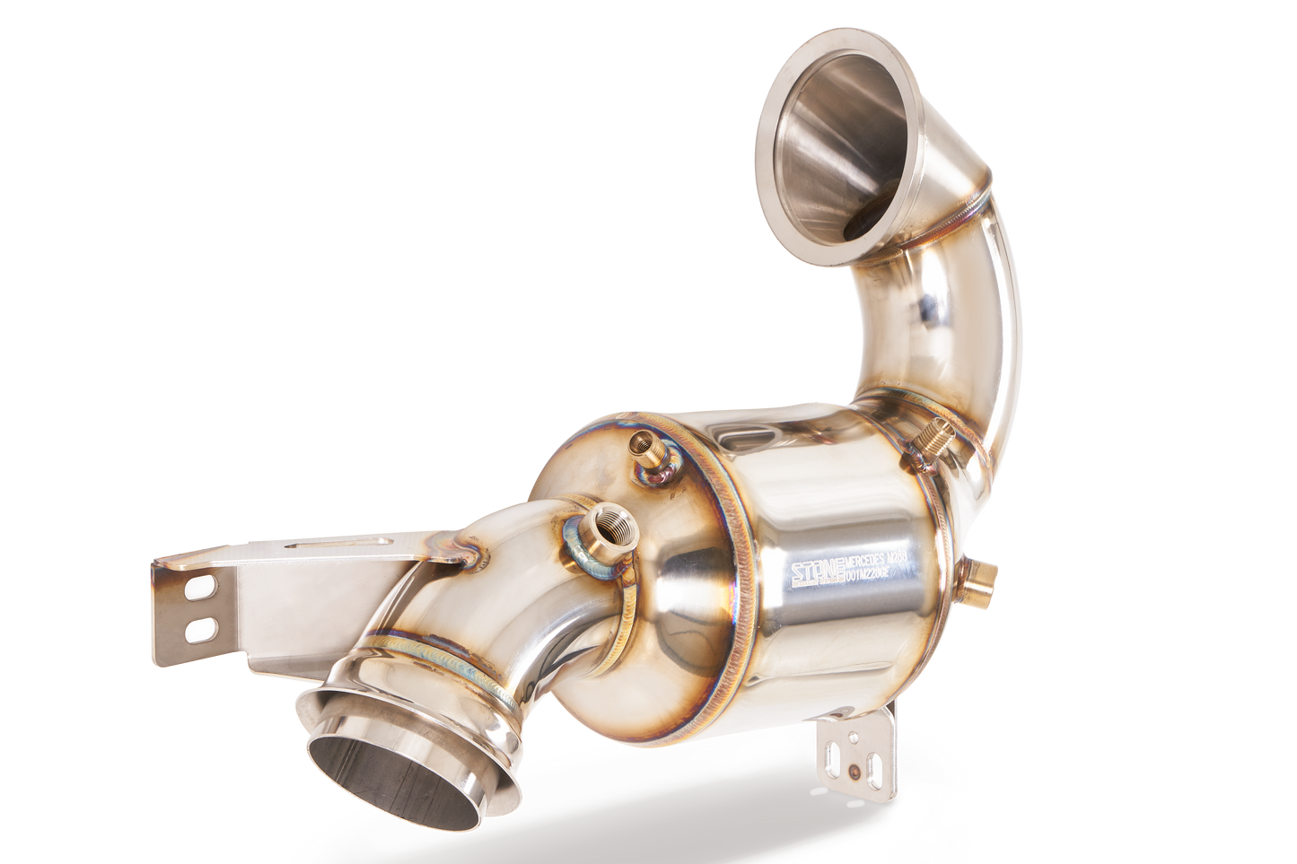 Stone Exhaust Mercedes-Benz AMG M256 W213/S213/C238  Eddy Catalytic Downpipe (E53, CLS450, CLS53 & GLE53)