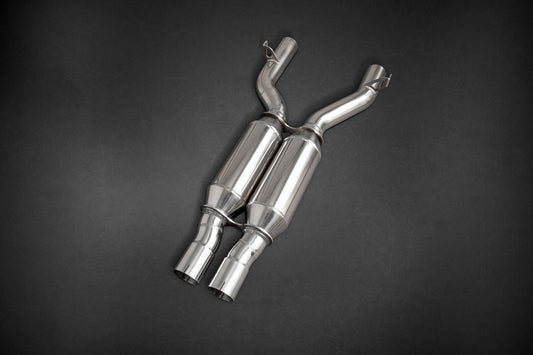 Capristo 02MB02003015 Mercedes AMG C63 (W204) Black Series Valved Exhaust with Middle Silencer Pipes (CES3) 