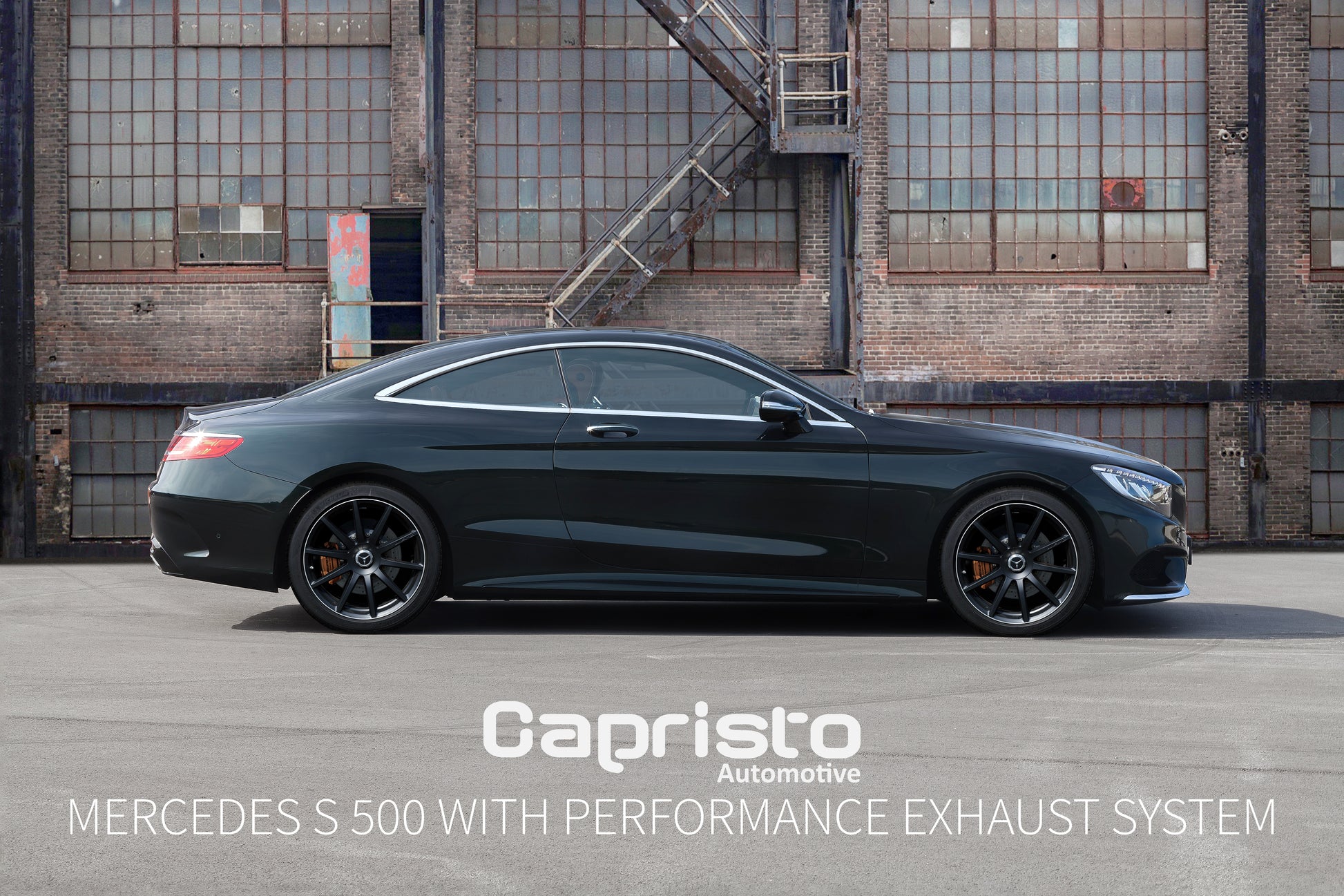 Capristo 02MB08103008 Mercedes AMG S63/560/500 (C217) Valved Exhaust with Mid-Pipes (for OE Actuators) 