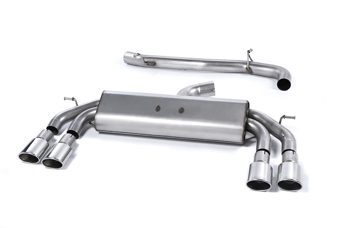 MillTek Audi 8V S3 Non-Resonated Cat-Back Race Exhaust - ML Performance UK