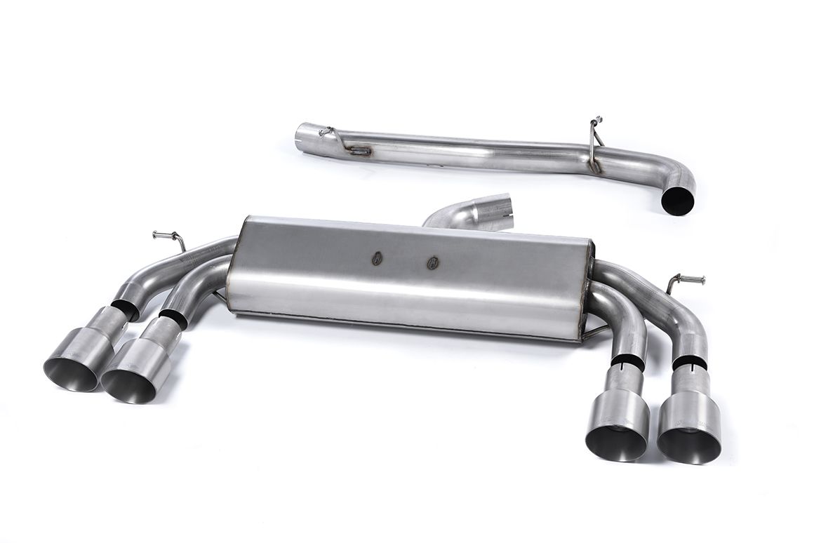MillTek Audi 8V S3 Non-Resonated Cat-Back Race Exhaust - ML Performance UK