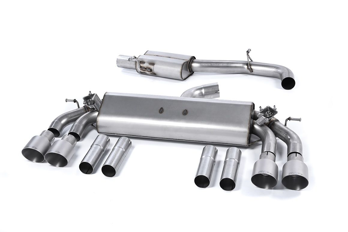 MillTek Audi 8V S3 Resonated Cat-Back Exhaust - ML Performance UK