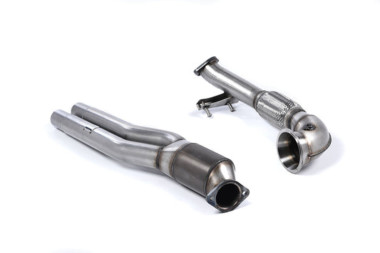 MillTek Audi RS3 SportBack Primary Hi-Flow Sports Cat and Turbo Elbow (8V MQB Pre-FaceLift Only) - ML Performance UK