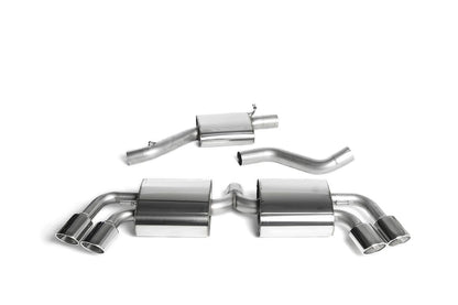 MillTek Audi 8J TTS Resonated Cat-Back Exhaust - ML Performance UK