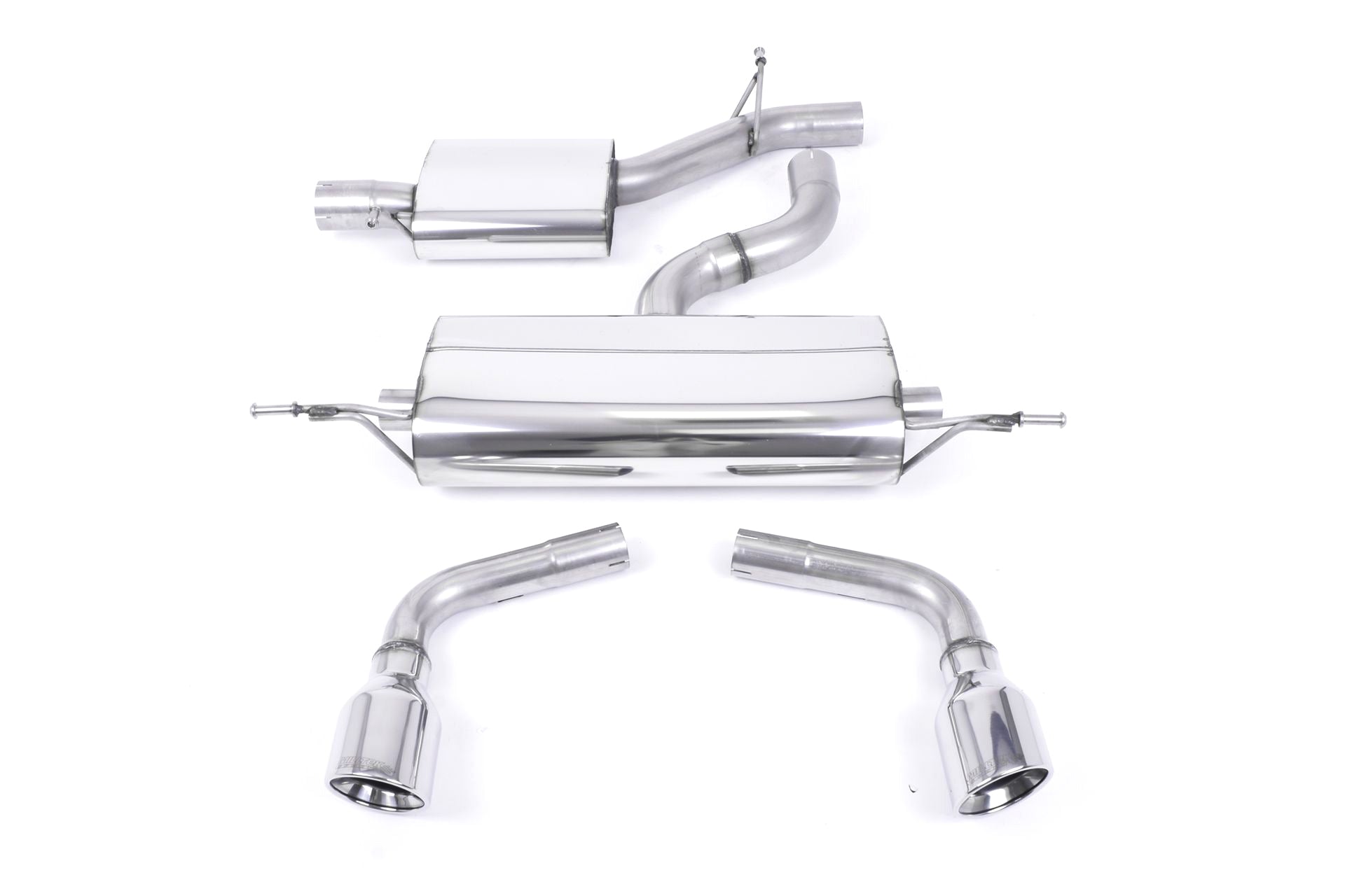 MillTek Audi TT MK2 Resonated Cat Back Exhaust - ML Performance UK
