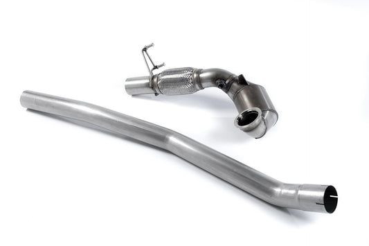 MillTek Audi 8S TTRS Large Bore Downpipe with Hi-Flow Sports Catalyst - ML Performance UK