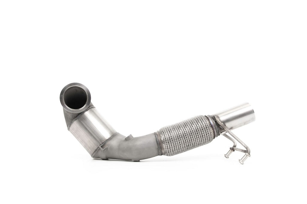 MillTek Volkswagen MK7.5 Golf GTI Cast Downpipe with 200 Cell Race Cat & GPF/OPF Delete For OE Catback - ML Performance UK