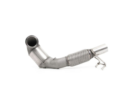 MillTek Volkswagen MK7.5 Golf GTI Cast Downpipe with 200 Cell Race Cat & GPF/OPF Delete For OE Catback - ML Performance UK