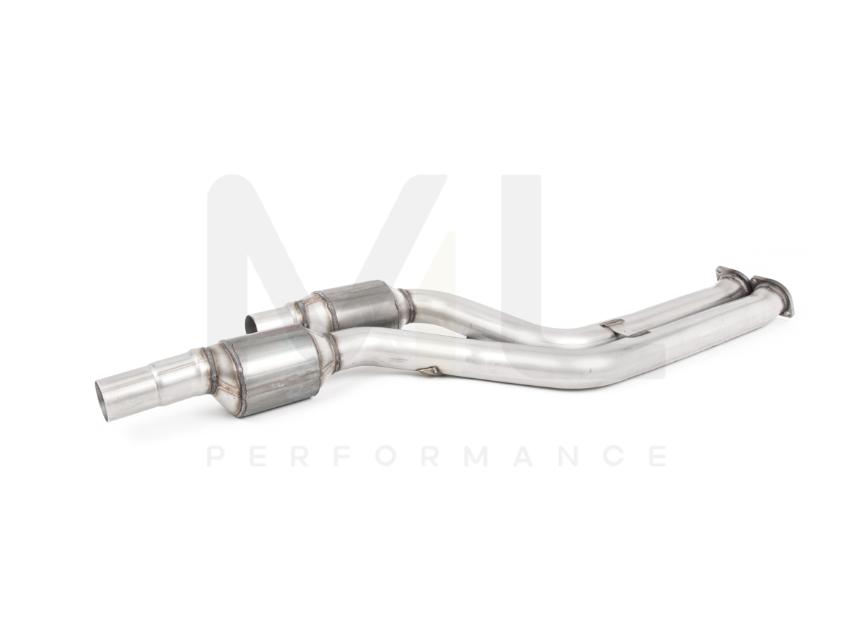 Milltek BMW 2 Series F87 M2 Competition Coupé GPF/OPF Bypass Section with 200 Cell Hi-Flow Sports Cats - ML Performance UK
