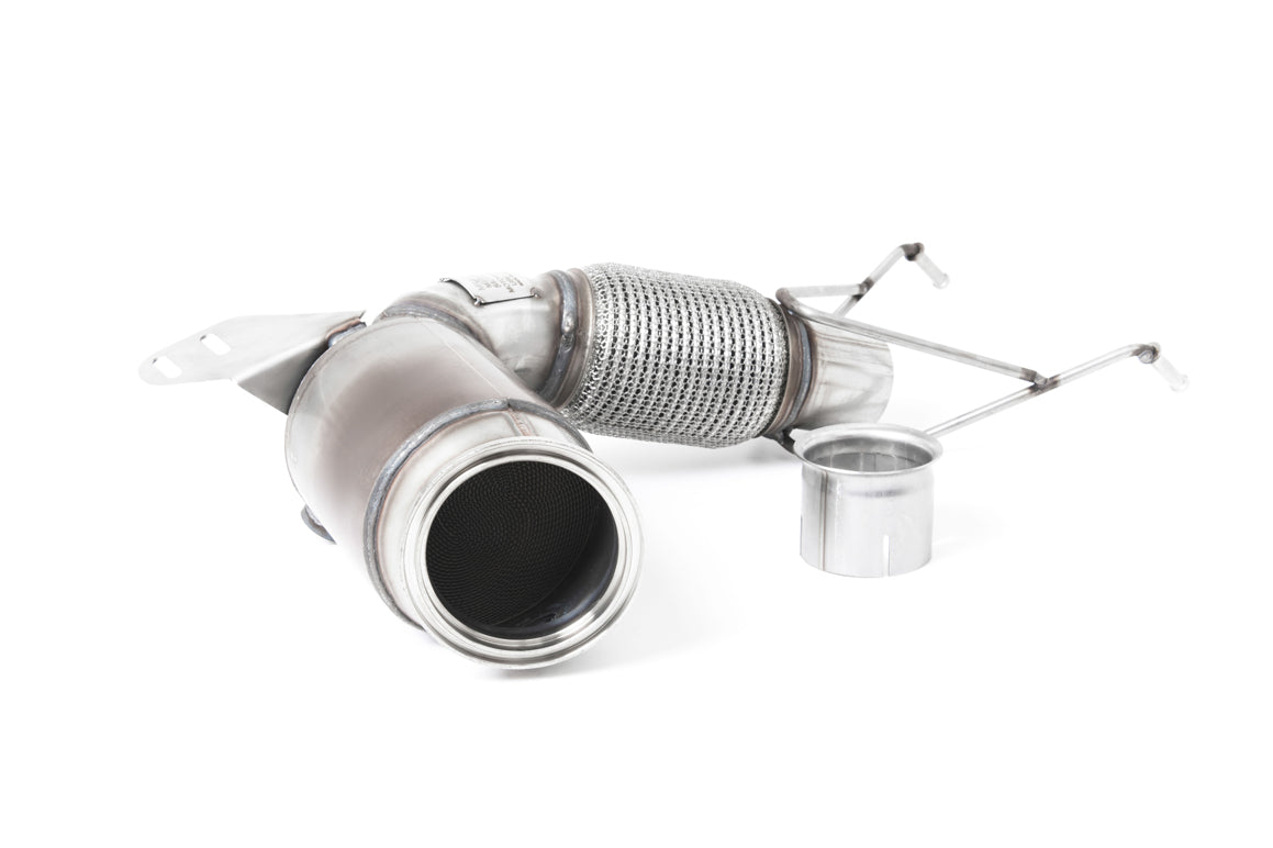 Milltek MINI F55 F56 Large Bore Downpipes with Hi-Flow Sports Catalysts - Fits to OE Cat Back (Cooper S & JCW GP3) - ML Performance UK
