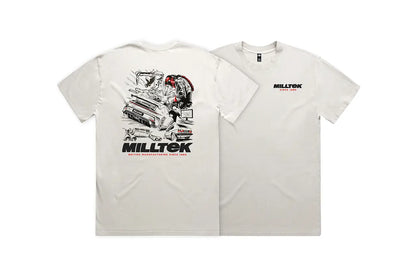 MillTek MSTEE01S Milltek Bone Tee (Summer Edition) - Small