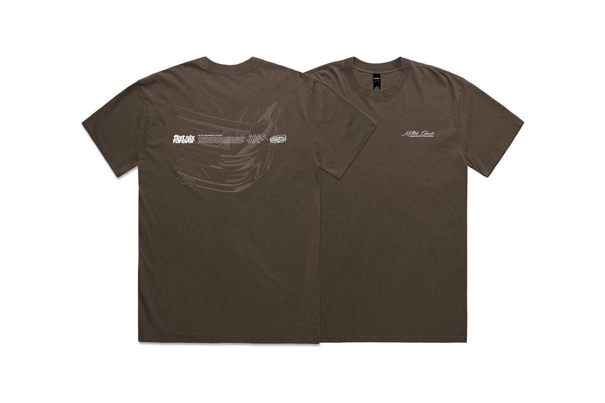 MillTek MSTEE23M Milltek Tee (Flat 6 Porsche) - Medium