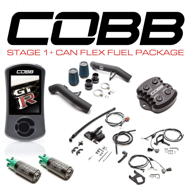 COBB NIS005001PFF POWER PACKAGE STAGE 1+ CAN FLEX FUEL FOR NISSAN GT-R (R35) 2009-2014